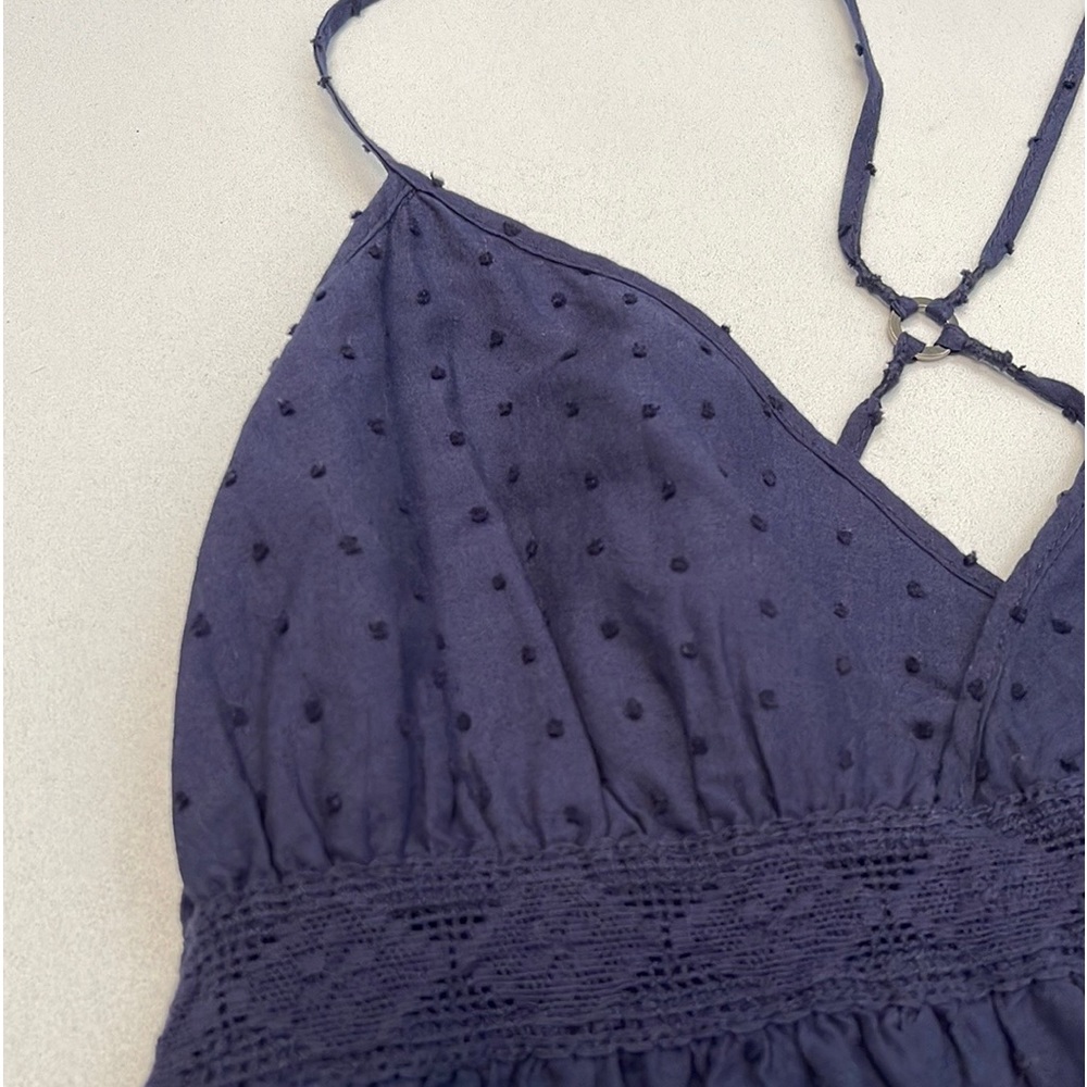 Iris Basic Navy Racerback Tank Top - Picture 8 of 10